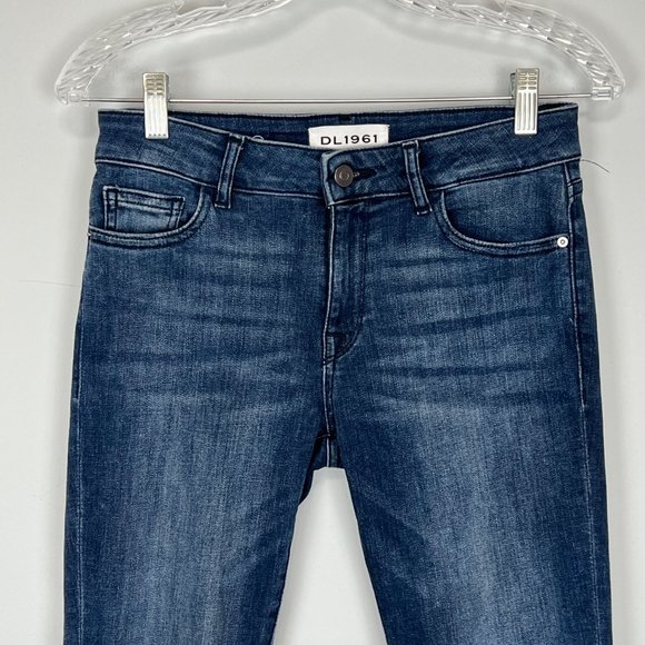 DL1961 Womens Florence Skinny Mid Rise Crop Instasculpt Jeans Stranded size 26 - Picture 5 of 15